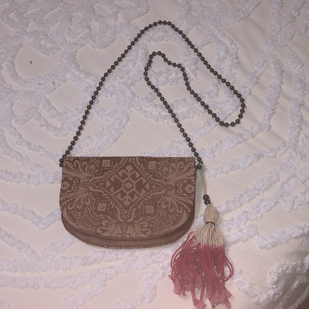 T-Shirt & Jeans Foldover Brown Purse